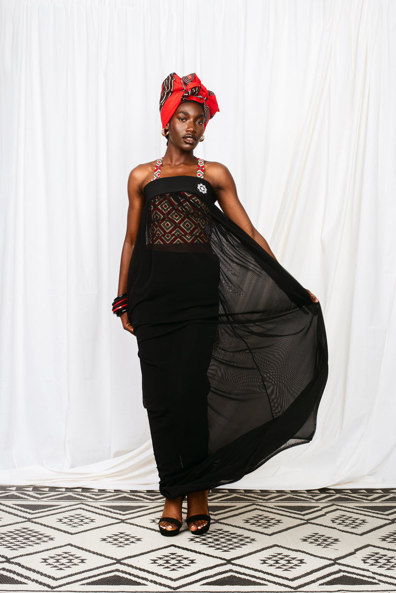 mesh dress south africa African Dresses | Jelissa African Print Mesh Dress