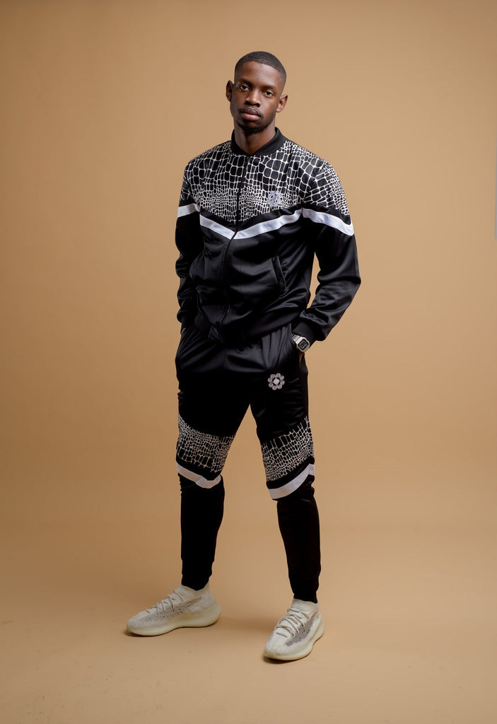 Mens - Zweli (Black) Tracksuit Set