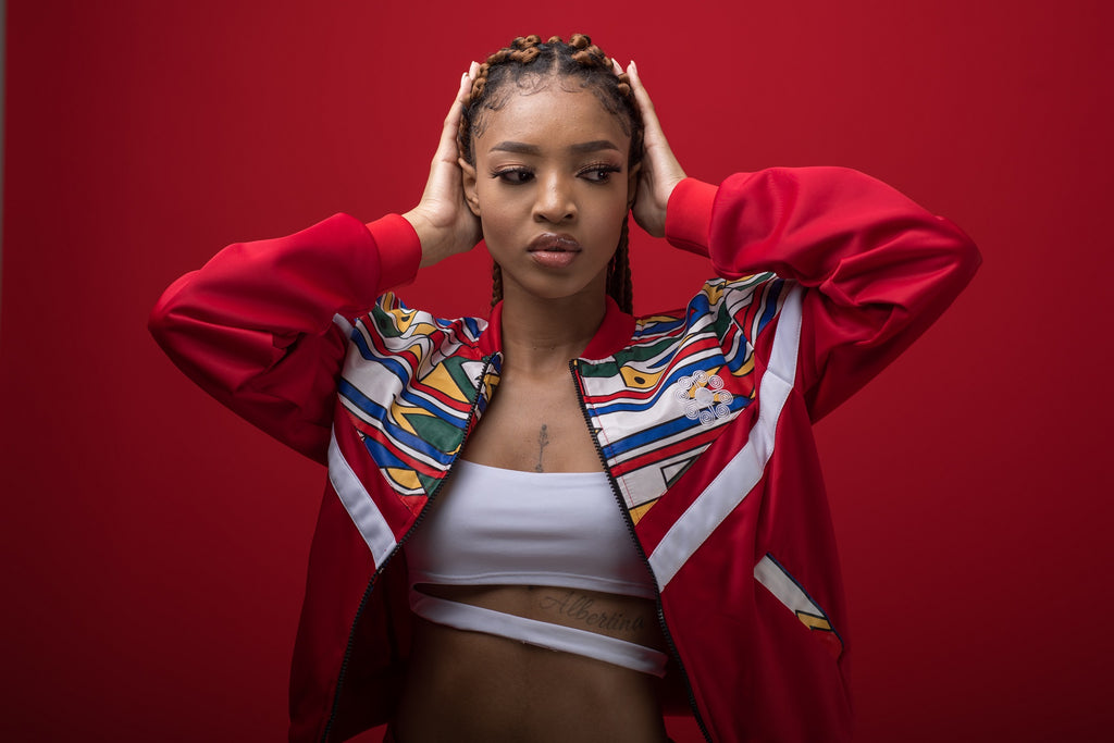 Ladies - Mehluli Red Tracksuit Set