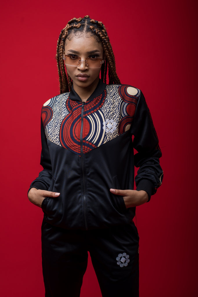 Ladies - Asali Black Tracksuit Set